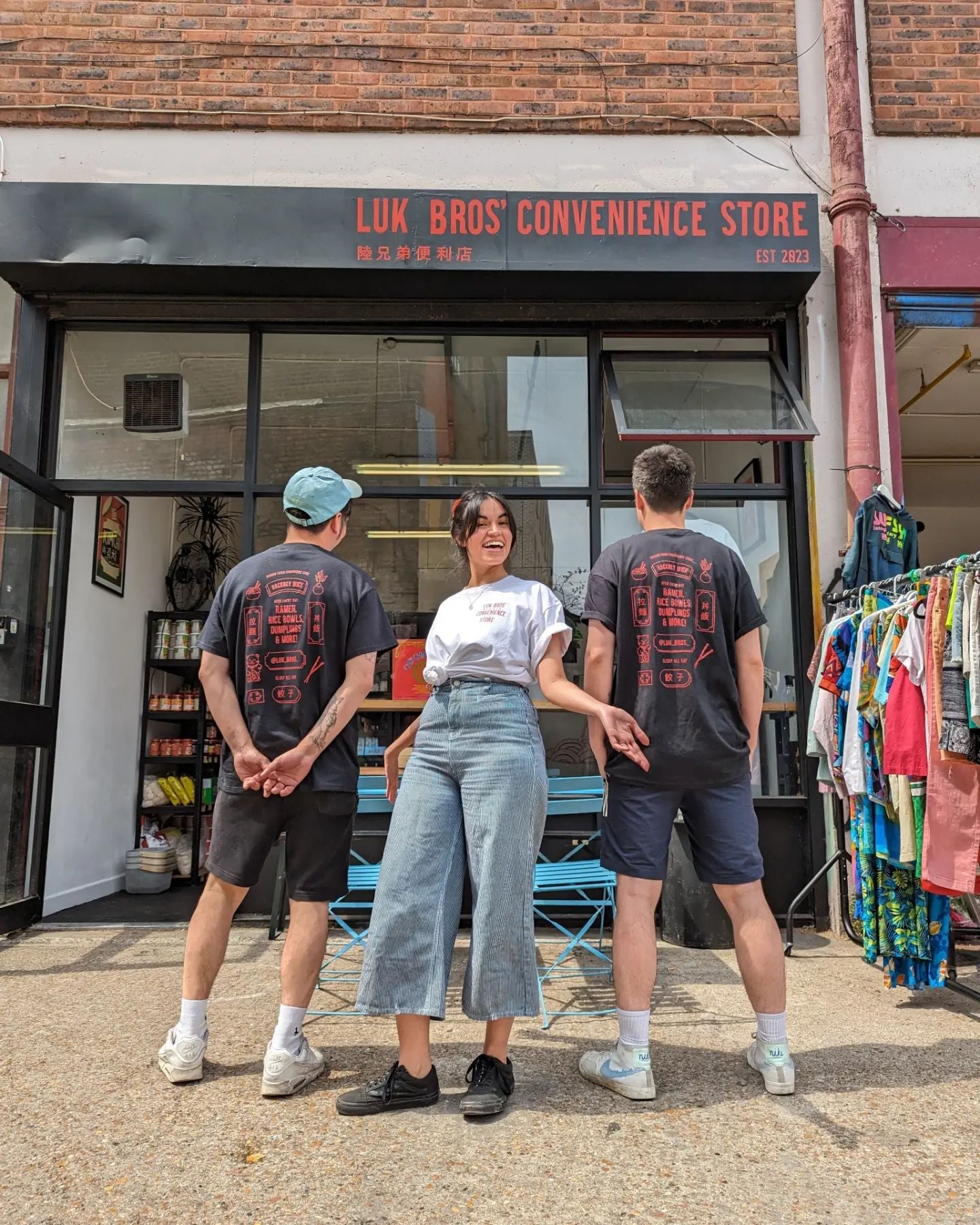 *BACK IN STOCK* Luk Bros' Menu Tee – White