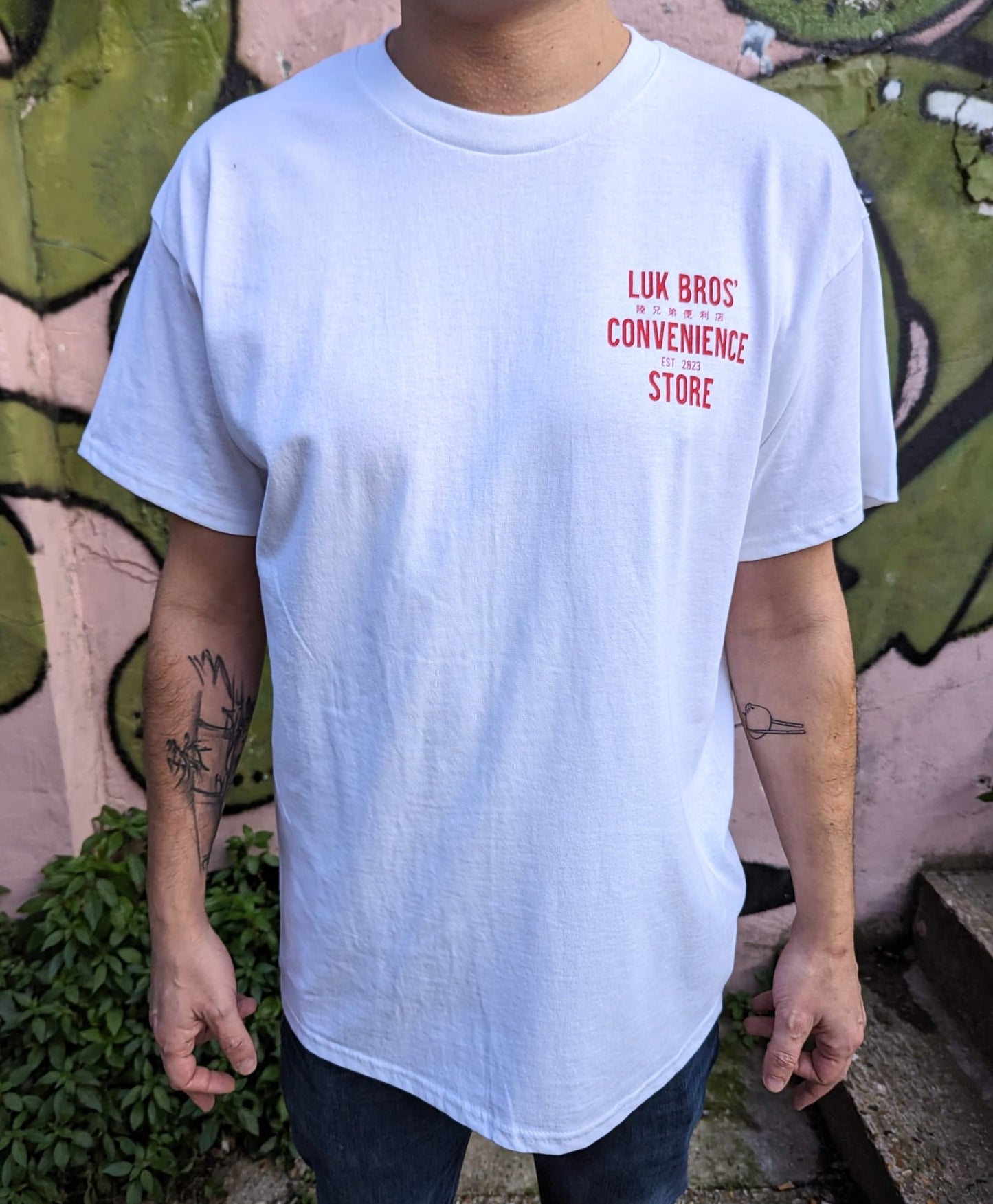 SOLD OUT Luk Bros' Dumpling Tee - White
