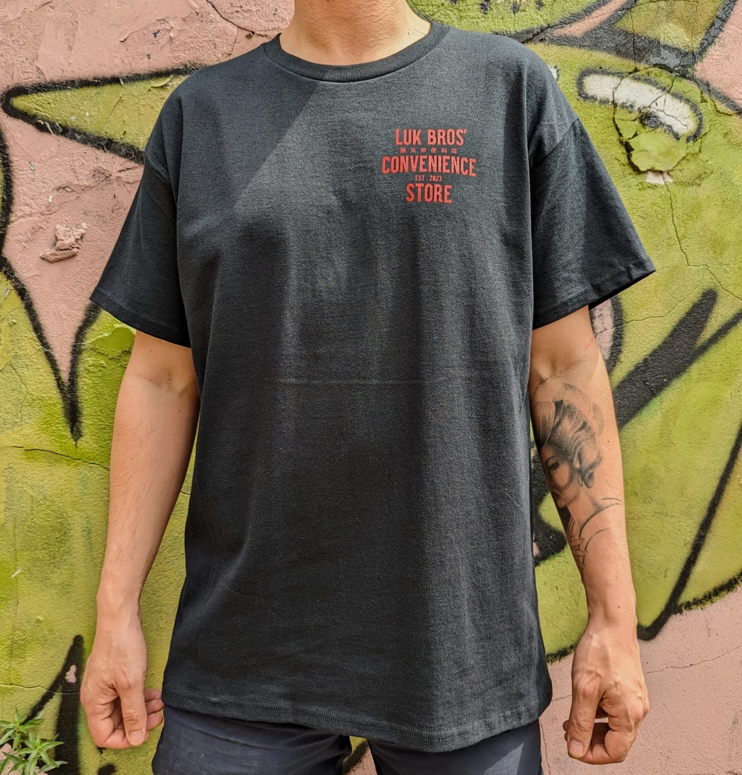 *BACK IN STOCK* Luk Bros' Menu Tee – Black