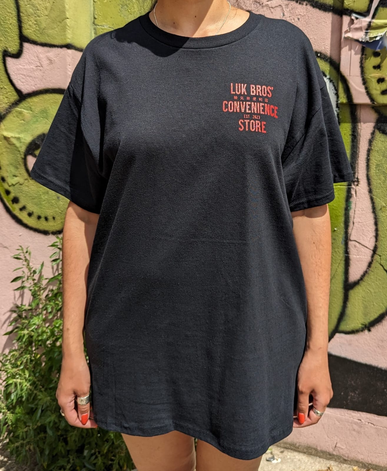 *BACK IN STOCK* Luk Bros' Menu Tee – Black