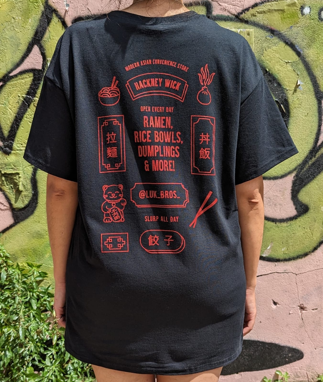 *BACK IN STOCK* Luk Bros' Menu Tee – Black
